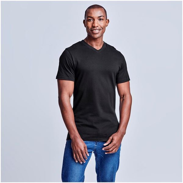 Mens Super Club 165 V-Neck T-Shirt, BAS-9000