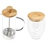 Okiyo Aibo Glass & Bamboo Coffee Set, GF-OK-1142-B