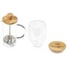 Okiyo Aibo Glass & Bamboo Coffee Set, GF-OK-1142-B