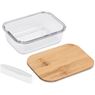 Okiyo Moshi Glass & Bamboo Lunch Box,CL-OK-107-B 