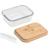 Okiyo Moshi Glass & Bamboo Lunch Box,CL-OK-107-B 