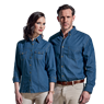 Denver Denim Shirt Long Sleeve Mens, LLO-DE