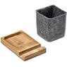 Okiyo Kyadi Recycled PET & Bamboo Desk Caddy Phone Stand, MT-OK-428-B