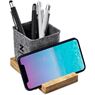 Okiyo Kyadi Recycled PET & Bamboo Desk Caddy Phone Stand, MT-OK-428-B