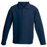 175g Pique Knit Long Sleeve Golfer Kiddies, LLAS-175K