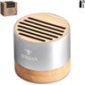 Okiyo Utau Bamboo & Recycled Aluminium Bluetooth Speaker, MT-OK-451-B