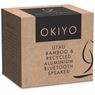 Okiyo Utau Bamboo & Recycled Aluminium Bluetooth Speaker, MT-OK-451-B