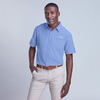 Mens Short Sleeve Oxford Shirt, CW-UB-183-A
