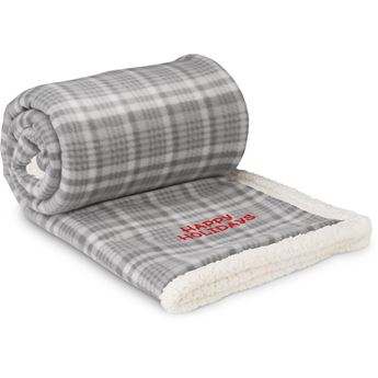 US Basic Everest Sherpa Fleece Blanket, GIFT-17102