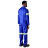 Safety Polycotton Boiler Suit - Reflective Arms & Legs - Yellow Tape, ALT-11081
