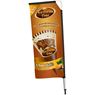 Legend 2M Sublimated Telescopic Double-Sided Flying Banner - 1 Complete Unit , DISPLAY-7052