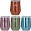 Serendipio Vogue Madison Stainless Steel & Plastic Double-Wall Tumbler - 350ml, DR-SD-275-B