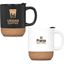 Serendipio Sienna Cork & Ceramic Coffee Mug - 340ml, MUG-6700