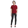 Basic Poly Cotton Blouse Short Sleeve Ladies, LL-PLA