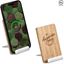 Okiyo Hakka Bamboo & Recycled Aluminium Wireless Charging Phone Stand, MT-OK-486-B