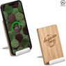 Okiyo Hakka Bamboo & Recycled Aluminium Wireless Charging Phone Stand, MT-OK-486-B