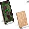 Okiyo Hakka Bamboo & Recycled Aluminium Wireless Charging Phone Stand, MT-OK-486-B