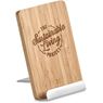 Okiyo Hakka Bamboo & Recycled Aluminium Wireless Charging Phone Stand, MT-OK-486-B