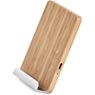 Okiyo Hakka Bamboo & Recycled Aluminium Wireless Charging Phone Stand, MT-OK-486-B