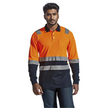 Transit Long Sleeve Golfer, HI-TRA
