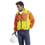 Contract Long Sleeve Reflective Vest, CON-LVEST