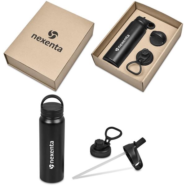 Altitude Madeira Exchangeable Lids Bottle Gift Set, GF-AL-1330-B