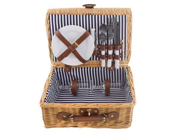 2-Person Rattan Picnic Basket - Small, P2705N