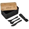 Okiyo Pasuta Recycled Plastic & Bamboo Lunch Box, CL-OK-125-B
