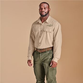 Mens Long Sleeve Mawenzi Twill Shirt, CW-UT-203-A