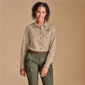 Ladies Long Sleeve Mawenzi Twill Shirt, CW-UT-204-A