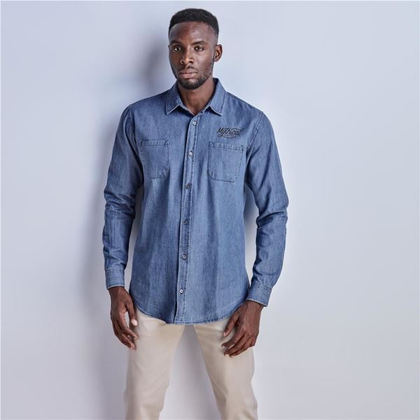 Mens Long Sleeve Eastwood Shirt, BAS-11204