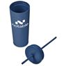 Kooshty Concorde Stainless Steel & Plastic Double-Wall Tumbler & Straw - 720ml, DR-KS-294-B