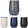 Serendipio Ovolo Stainless Steel & Plastic Double-Wall Tumbler – 350ml, DR-SD-300-B
