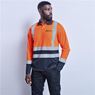 Long Sleeve Surveyor Two-Tone Hi-Viz Golf Shirt, GS-AL-293-A