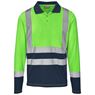 Long Sleeve Surveyor Two-Tone Hi-Viz Golf Shirt, GS-AL-293-A