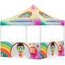 Coated Steel Sublimated Gazebo 3m x 3m - 2 Half-Wall Skins,VI-AM-231-D
