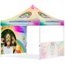 Coated Steel Sublimated Gazebo 3m x 3m - 1 Half-Wall Skin - 1 Full-Wall Skin, VI-AM-228-D