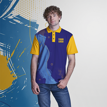 Mens Golf Shirt Custom Design, SUB-MG1-DESCUS