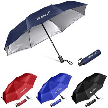 Altitude Fairhaven UV50 Auto-Open Compact Umbrella, UM-AL-30-B