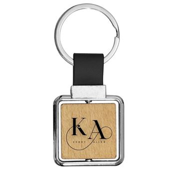 Gosto Metal & Wood Keyring, KR25213