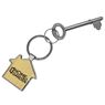 House Metal Bamboo Keyring, KR25211