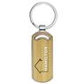 Ugo Oval Metal Bamboo Keyring, KR25212