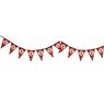 Sublimated Single-Sided Polyester Triangle Bunting 10m, FL-AM-26-D
