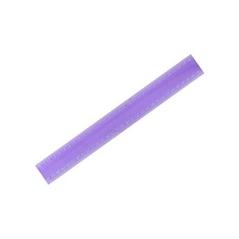 30cm Transparent Ruler with 1 colour print, OFF10018