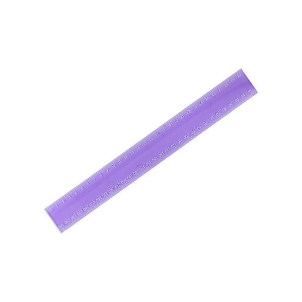 30cm Transparent Ruler with 1 colour print, OFF10018