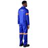 Safety Polycotton Boiler Suit - Reflective Arms & Legs - Orange Tape,  ALT-11082