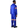 Safety Polycotton Boiler Suit - Reflective Arms & Legs - Orange Tape,  ALT-11082
