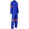 Safety Polycotton Boiler Suit - Reflective Arms & Legs - Orange Tape,  ALT-11082