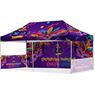 Coated Steel Sublimated Gazebo 6m x 3m - 1 Long Full-Wall Skin - 2 Short Half-Wall Skins, VI-AM-217-D