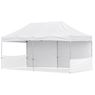 Coated Steel Sublimated Gazebo 6m x 3m - 1 Long Full-Wall Skin - 2 Short Half-Wall Skins, VI-AM-217-D